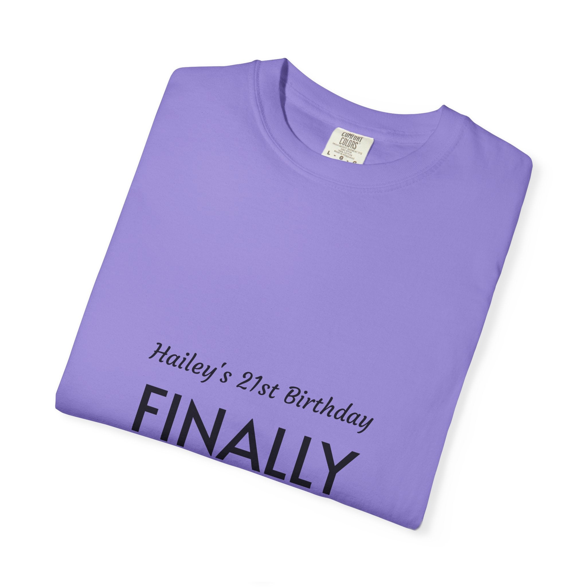 Funny Sarcastic Garment-Dyed T-Shirt – Relaxed Fit Unisex Tee, 100% Ring-Spun Cotton