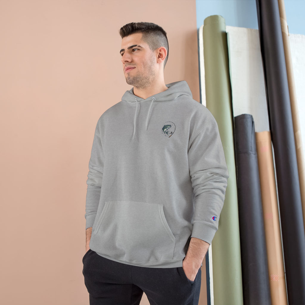 Fishing Club Hoodie — "Didn't Catch Shit" Back Graphic