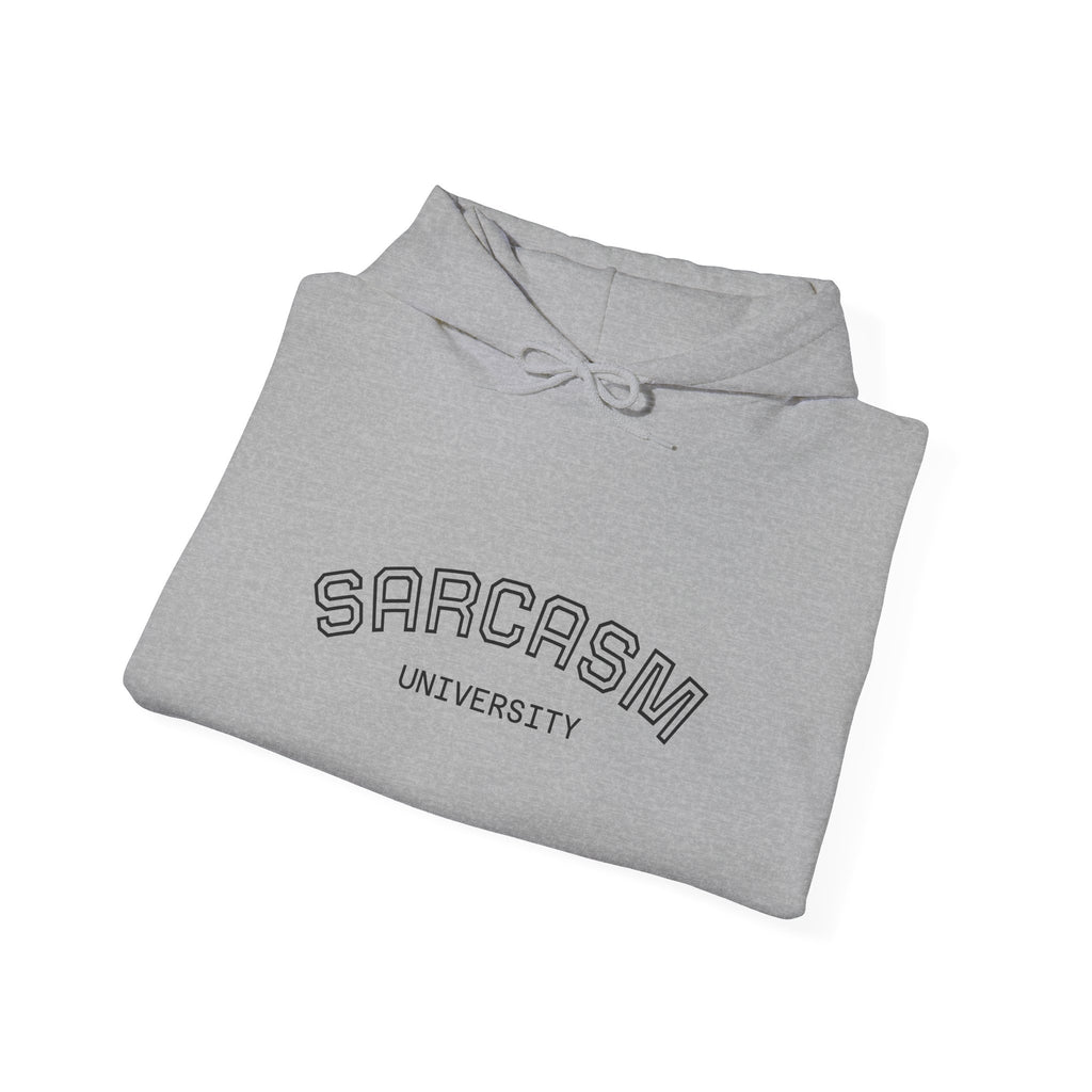 Sarcasm University Hoodie – Funny College Style Pullover