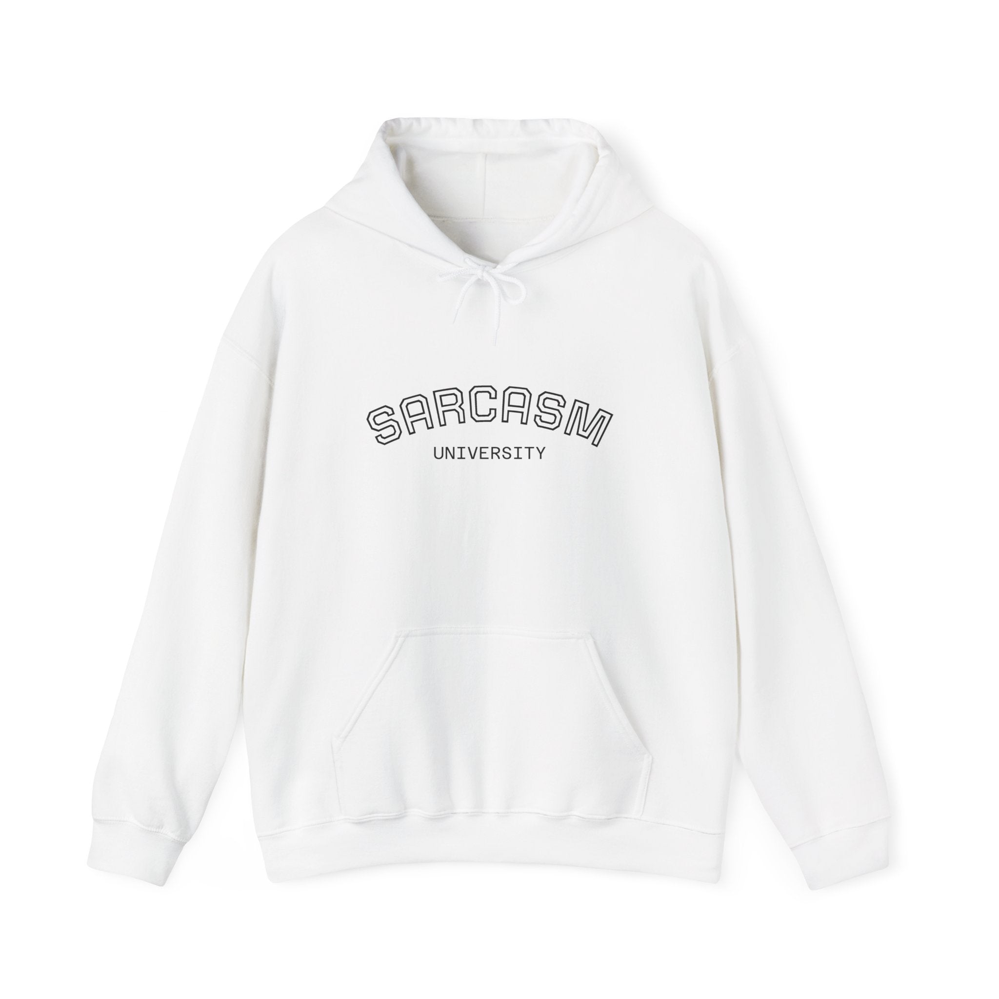 Sarcasm University Hoodie – Funny College Style Pullover