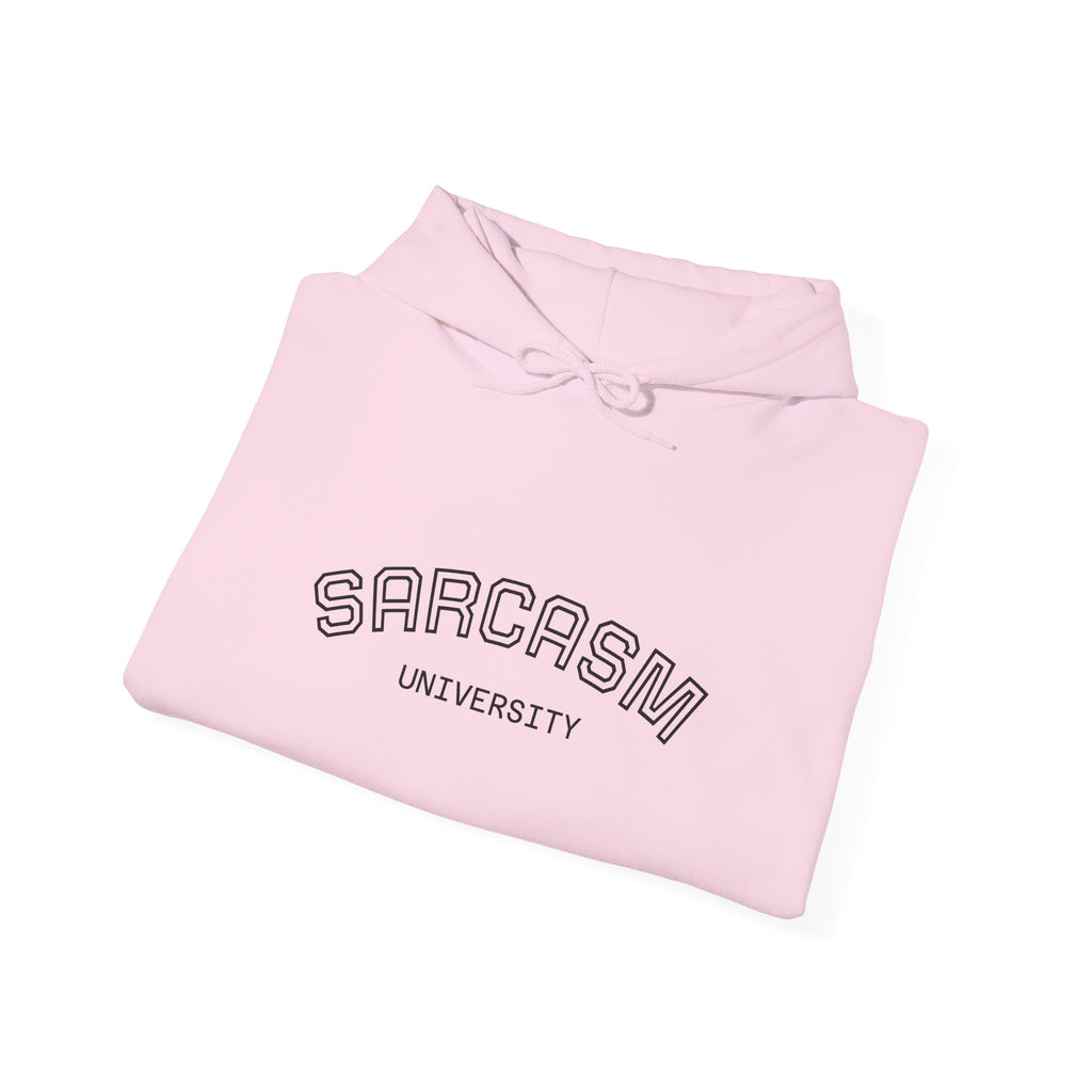 Sarcasm University Hoodie – Funny College Style Pullover