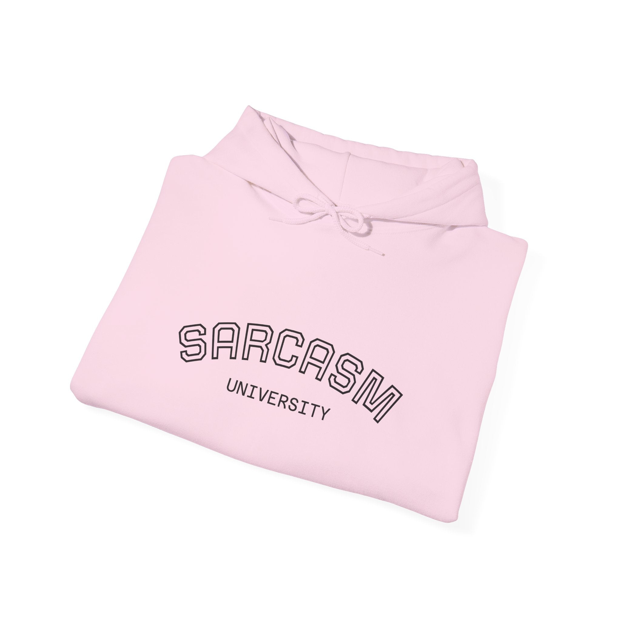 Sarcasm University Hoodie – Funny College Style Pullover
