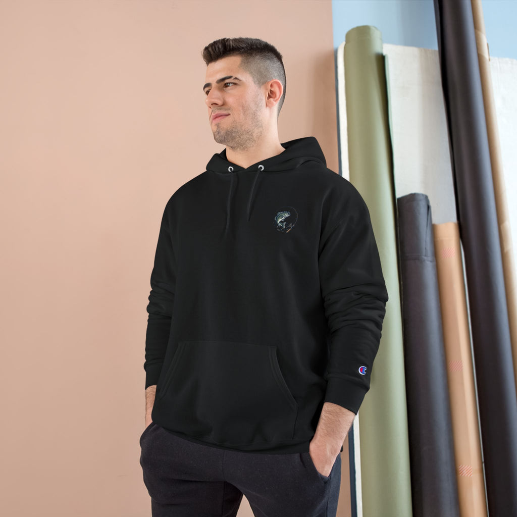 Fishing Club Hoodie — "Didn't Catch Shit" Back Graphic