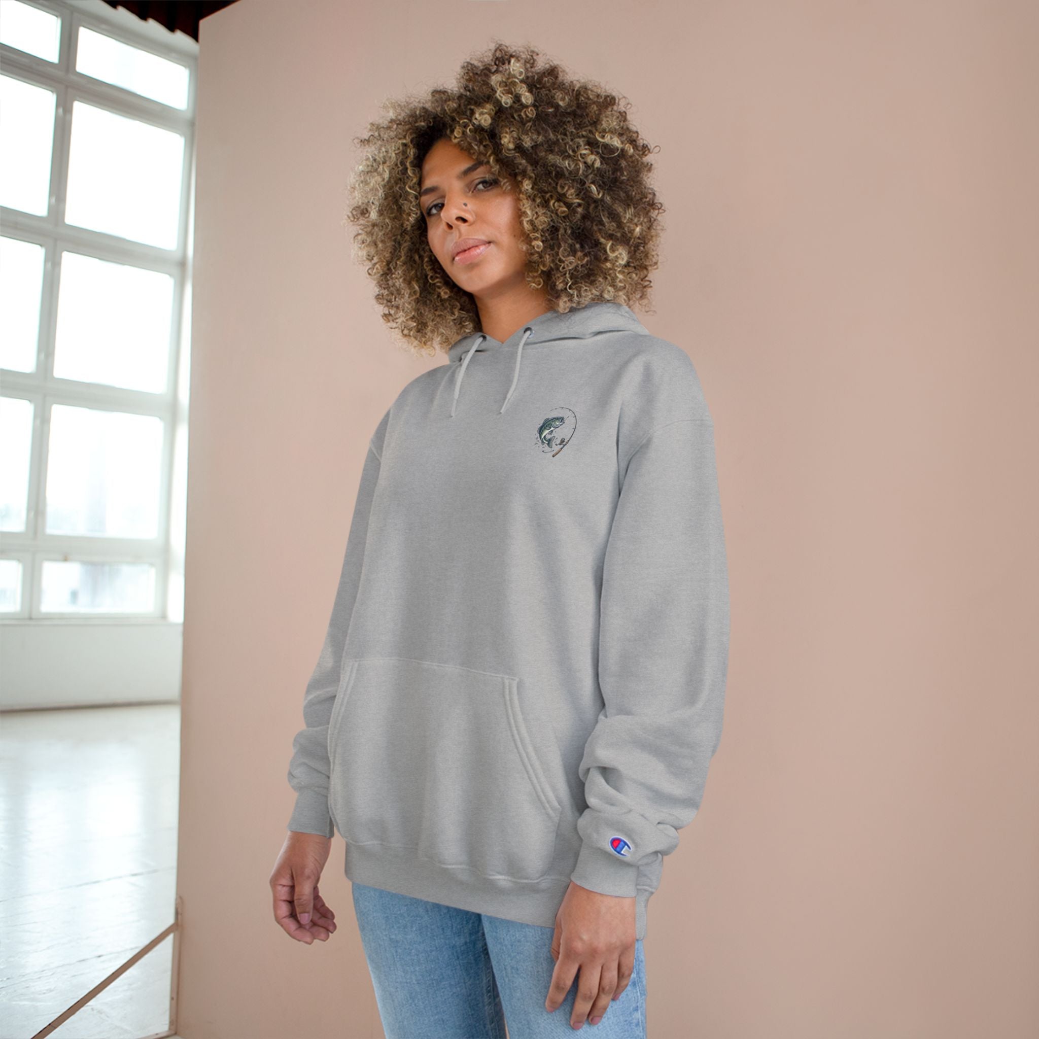 Fishing Club Hoodie — "Didn't Catch Shit" Back Graphic
