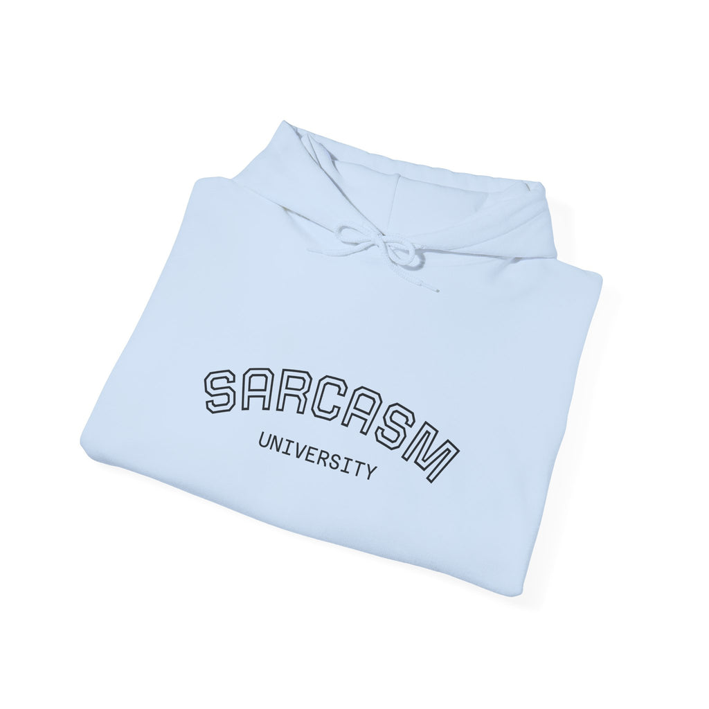Sarcasm University Hoodie – Funny College Style Pullover