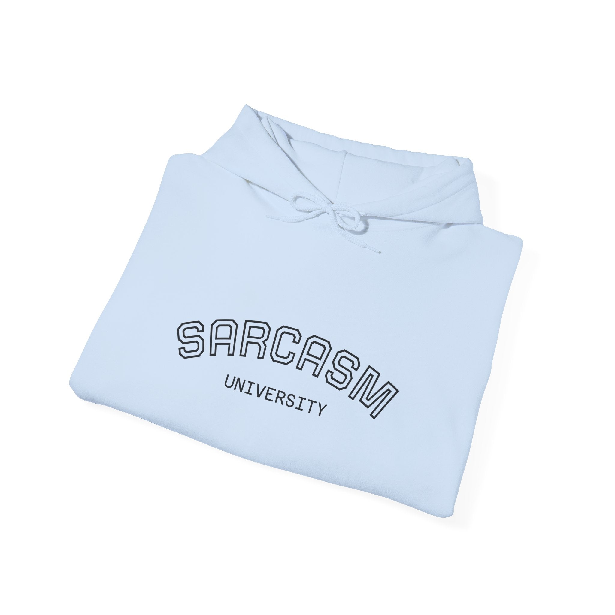 Sarcasm University Hoodie – Funny College Style Pullover