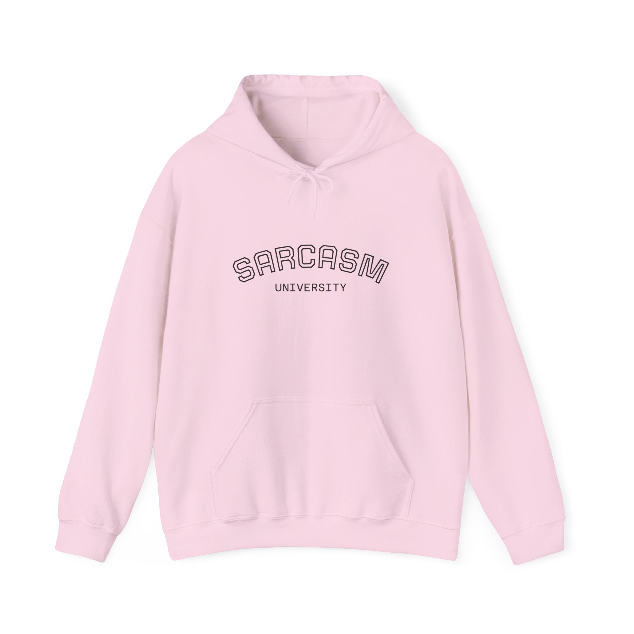Sarcasm University Hoodie – Funny College Style Pullover