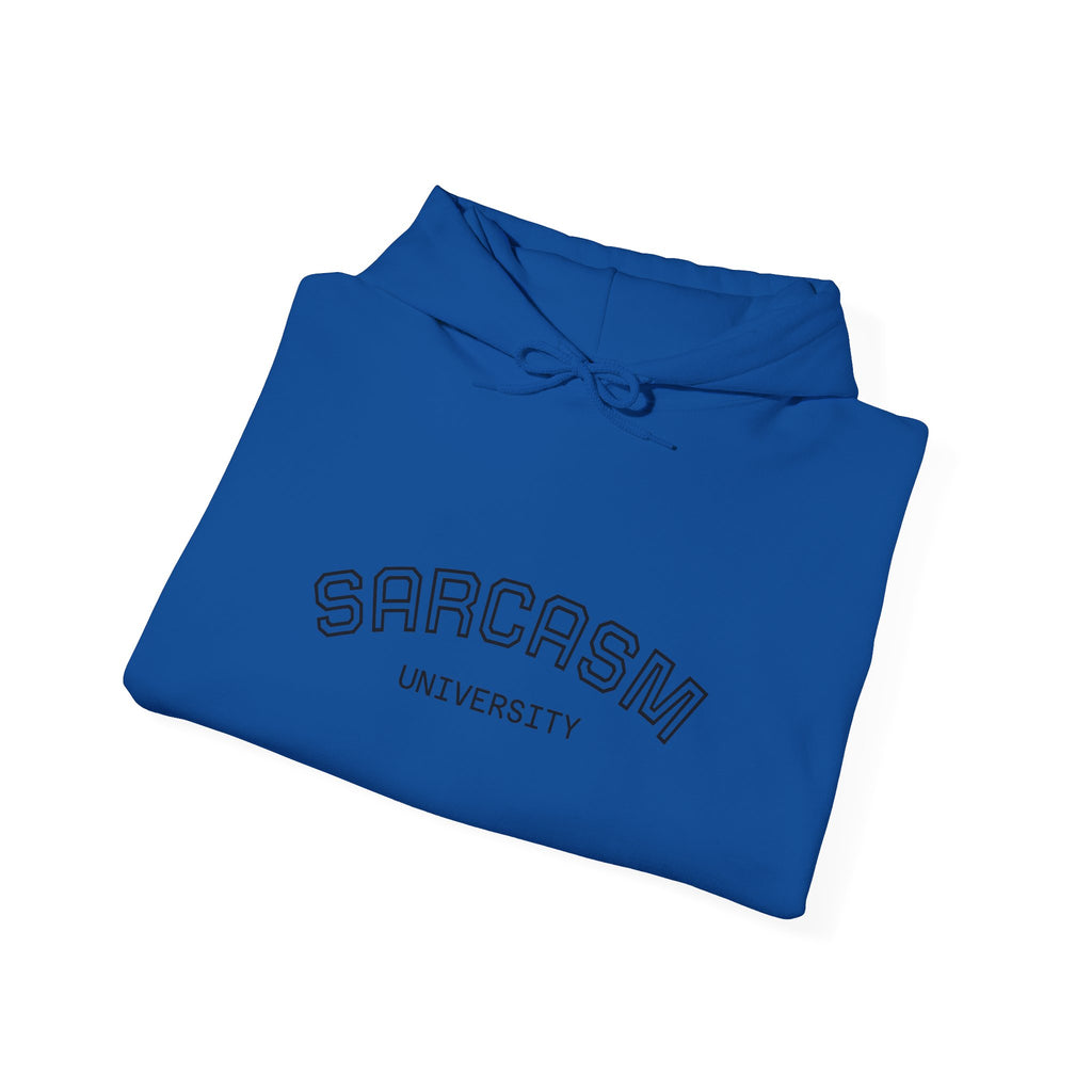 Sarcasm University Hoodie – Funny College Style Pullover