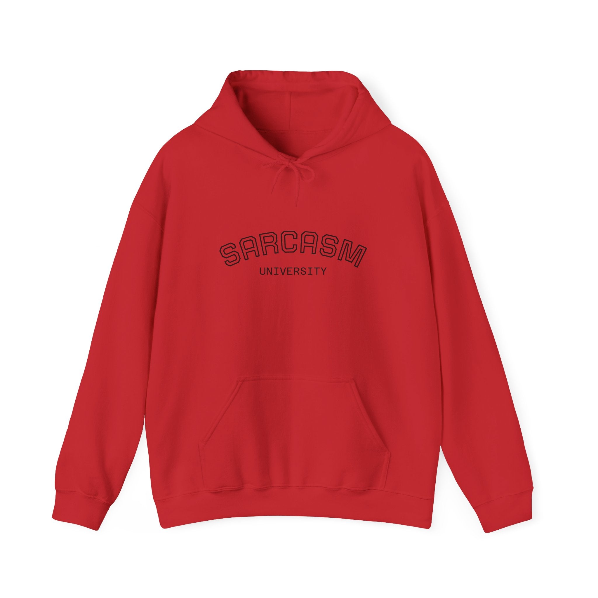 Sarcasm University Hoodie – Funny College Style Pullover