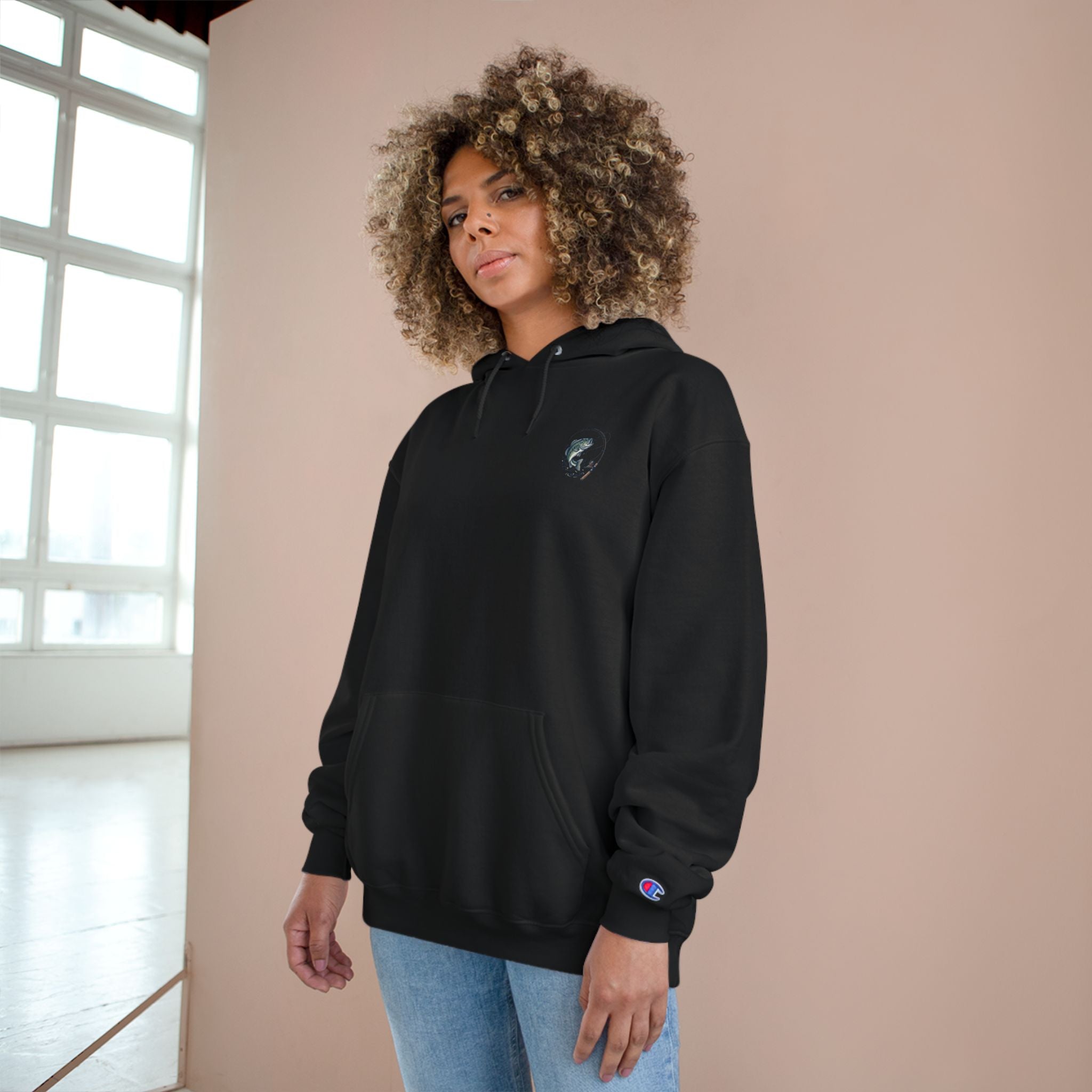 Fishing Club Hoodie — "Didn't Catch Shit" Back Graphic