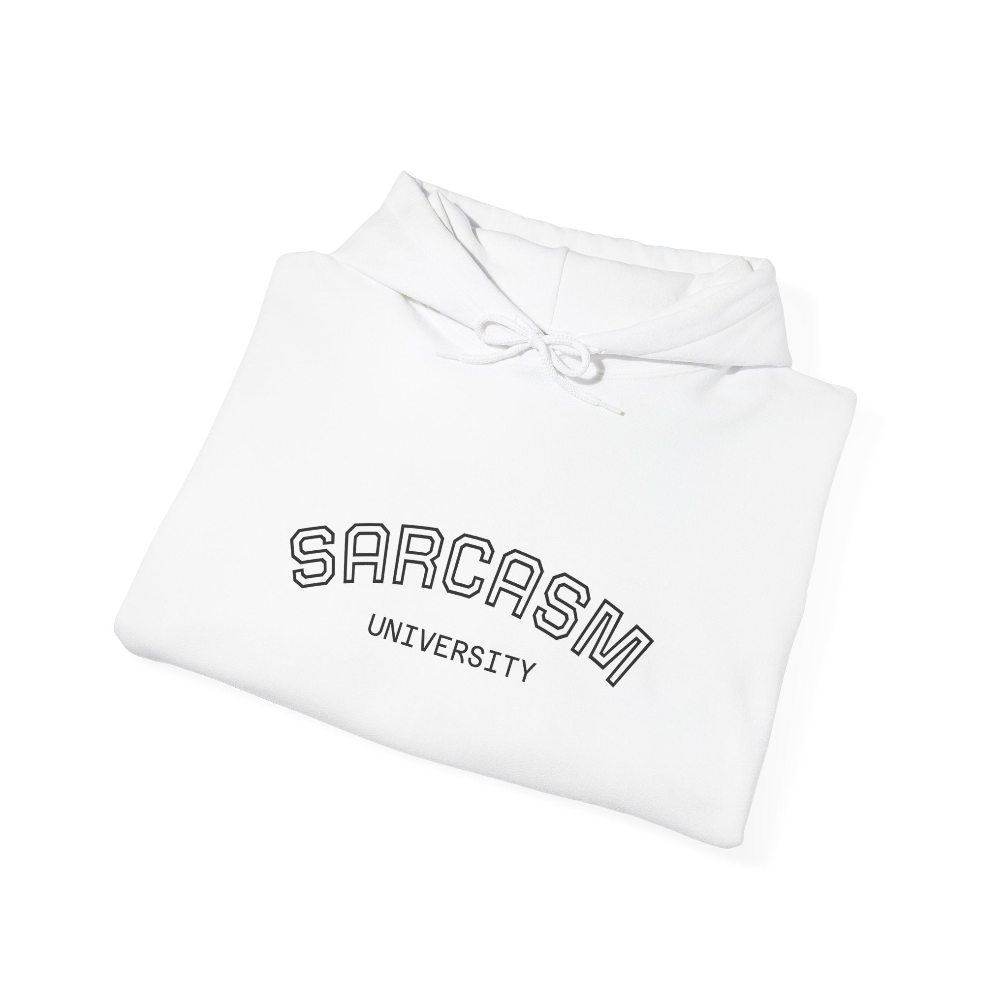 Sarcasm University Hoodie – Funny College Style Pullover