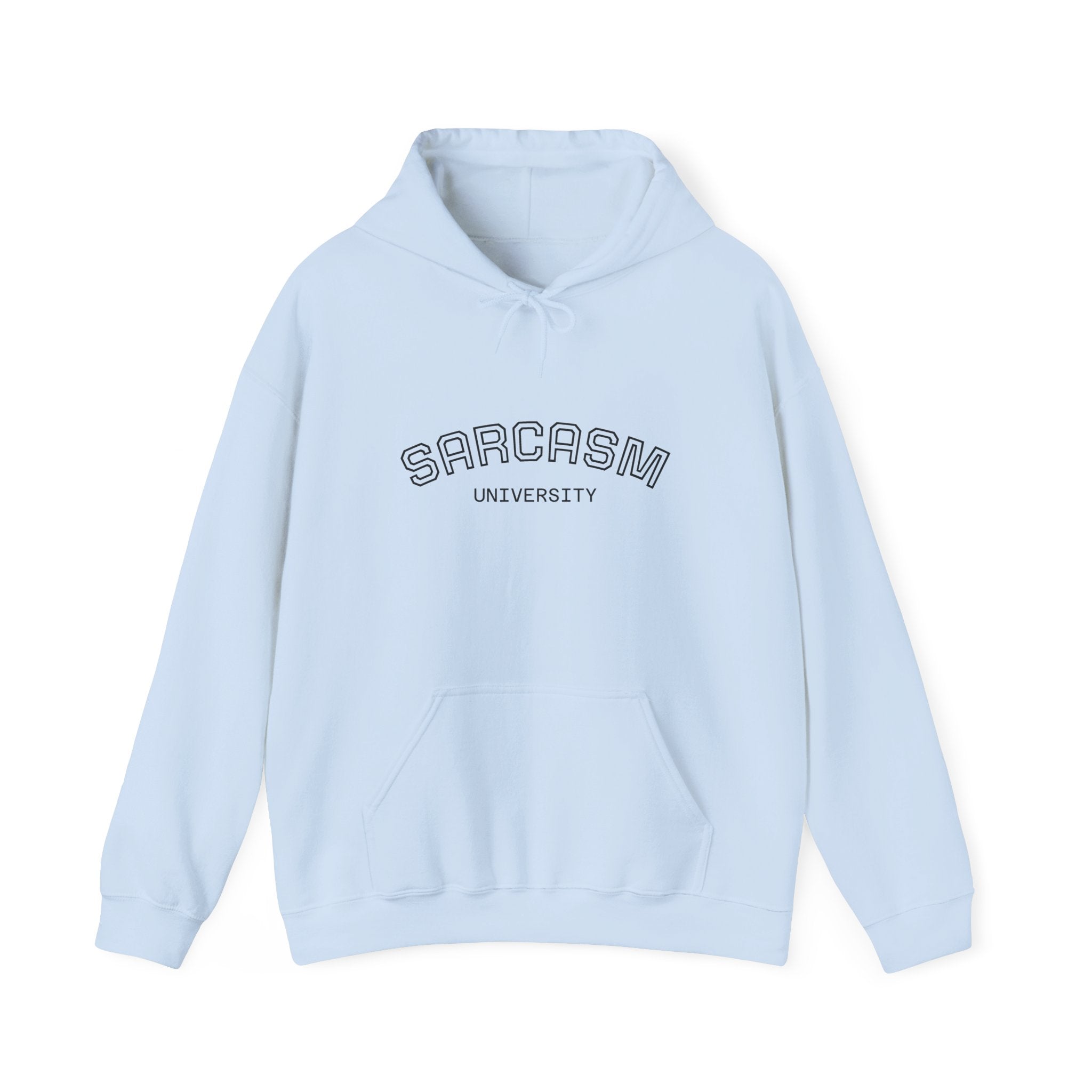 Sarcasm University Hoodie – Funny College Style Pullover