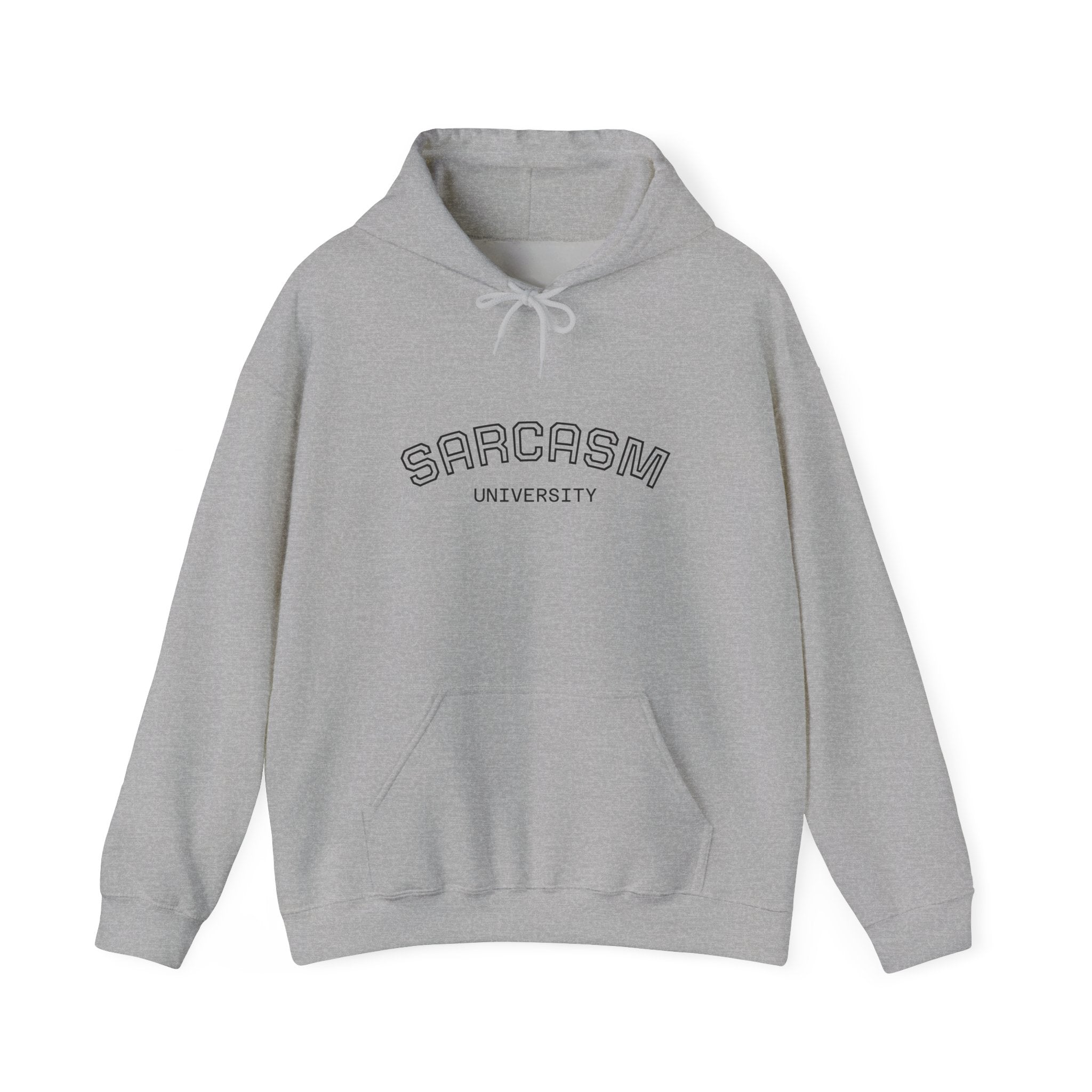 Sarcasm University Hoodie – Funny College Style Pullover