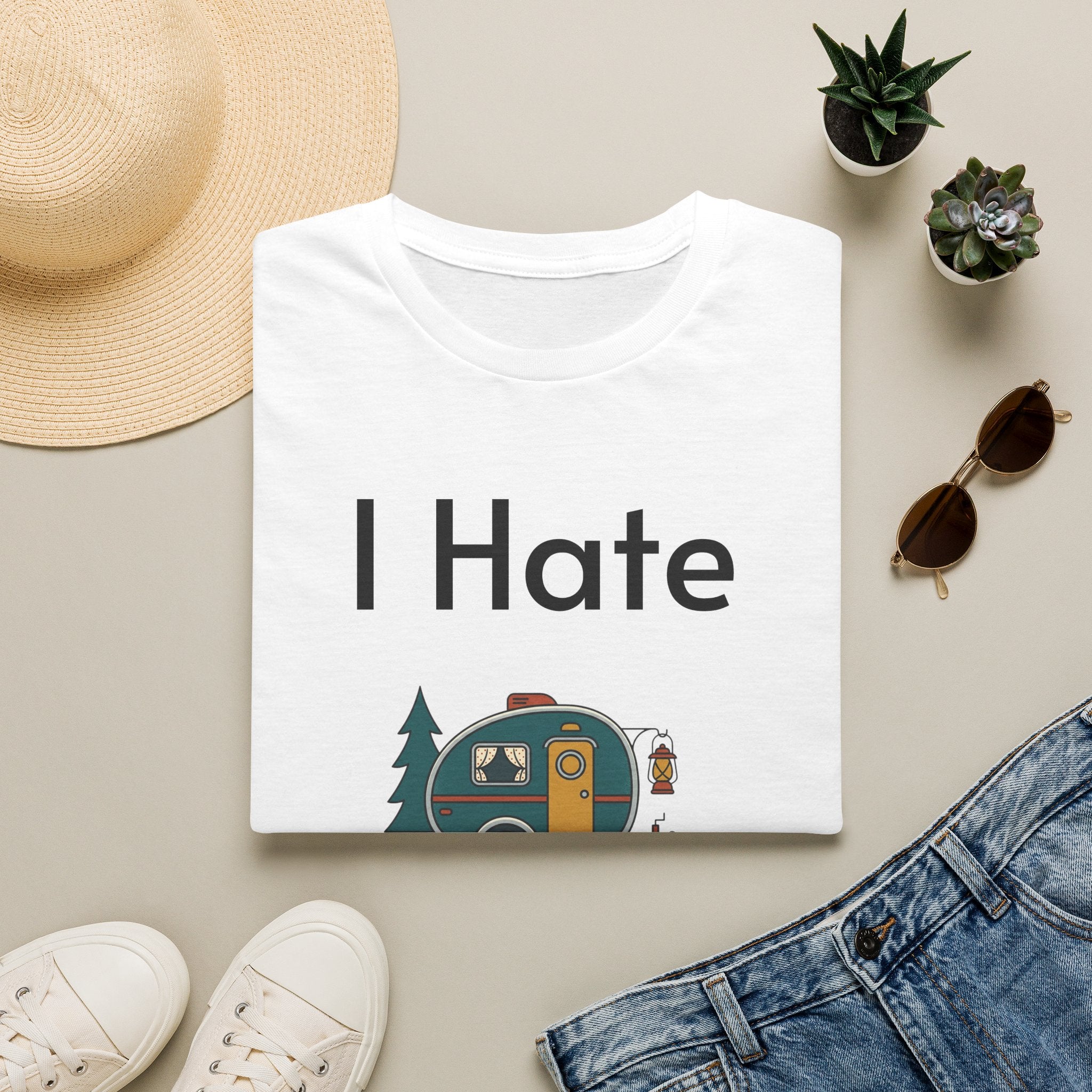 I Hate Too Pull Out Camper T-Shirt — Funny RV Camping Shirt